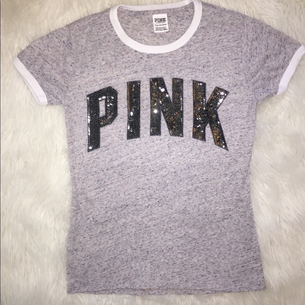 ✨ PINK BLING TEE ✨ WORN ONCE ✨